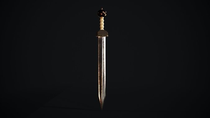 Gladius sword Low-poly 3D model