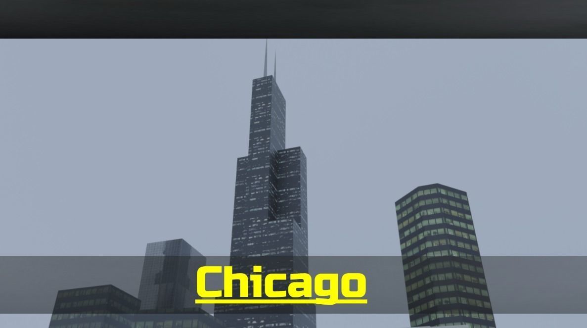 Chicago - Downtown 3D model_1