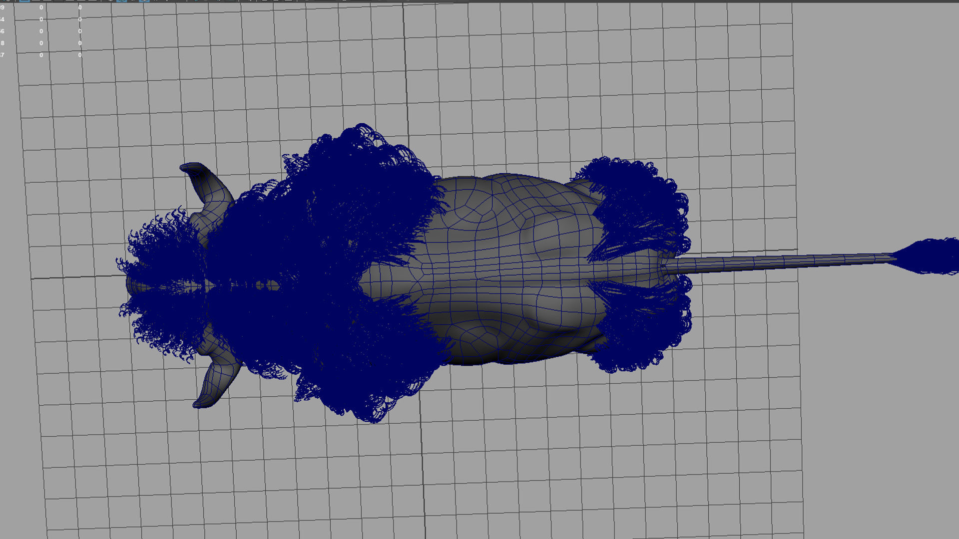 yak 1 bull 3D model_7