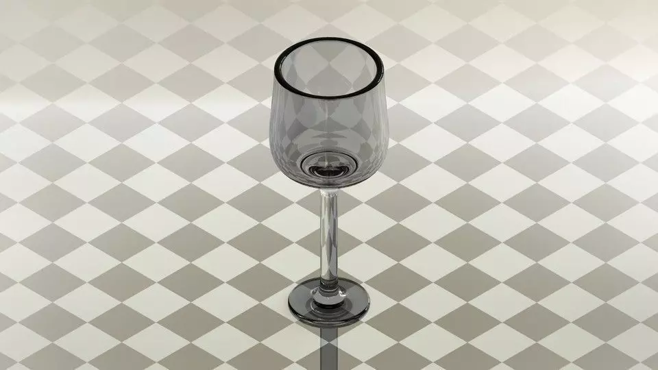 goblet wine glass Free 3D model