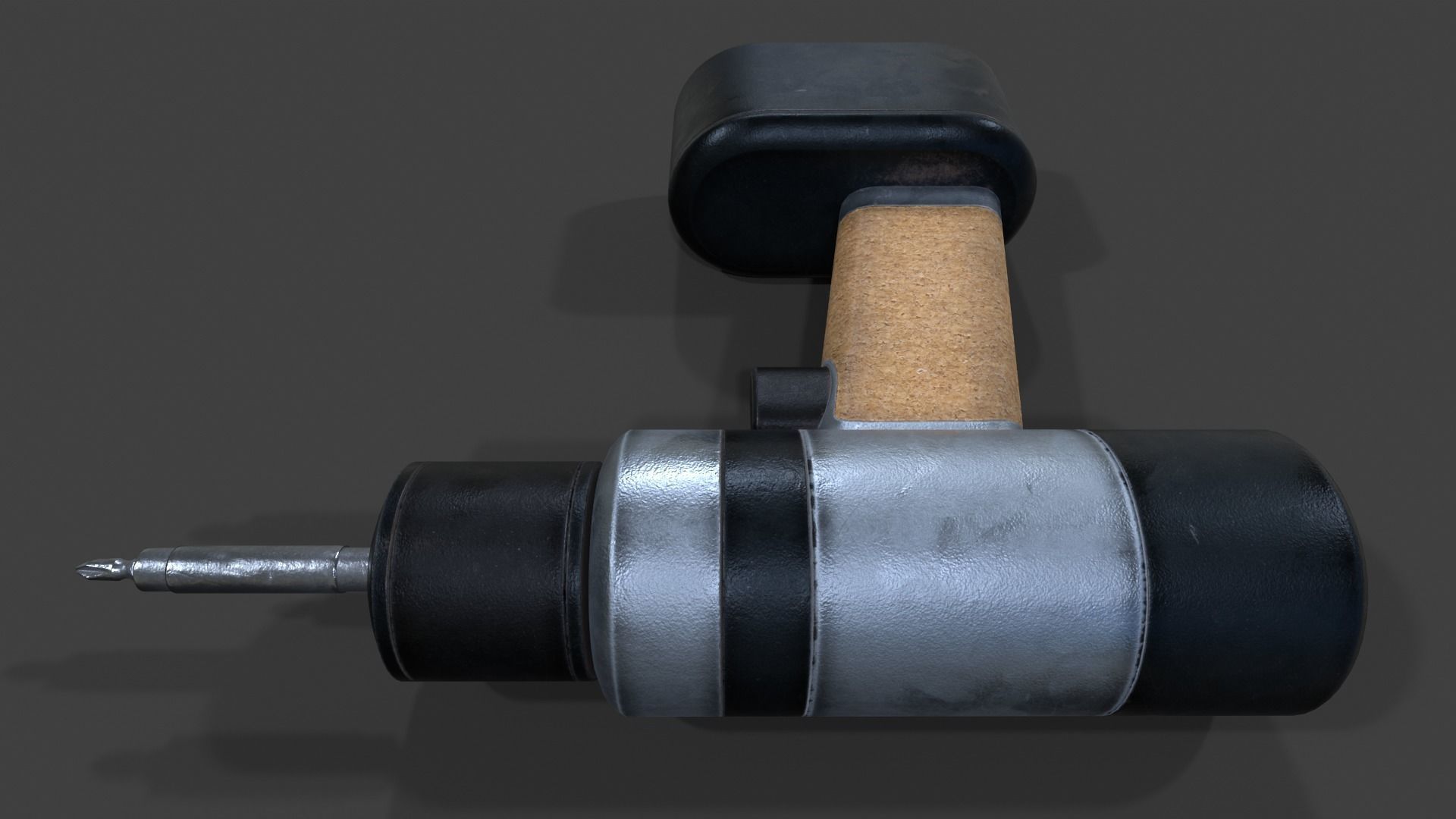 Cordless Drill V02 - Low Poly Low-poly 3D model_28