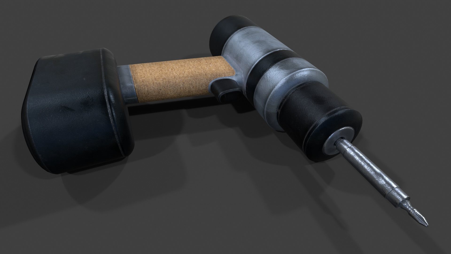 Cordless Drill V02 - Low Poly Low-poly 3D model_32