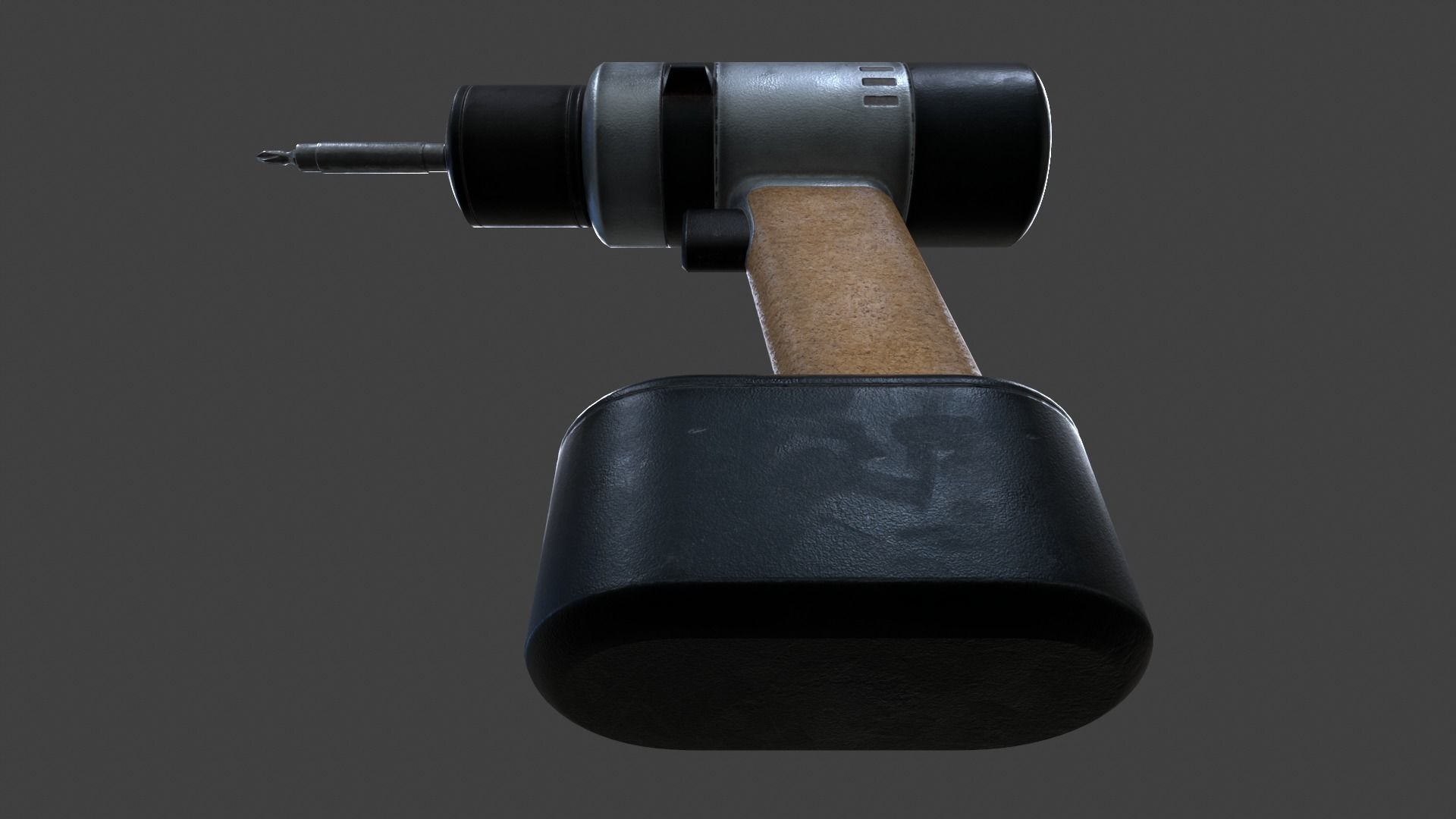 Cordless Drill V02 - Low Poly Low-poly 3D model_18