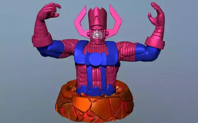 Galactus Destroying Planet