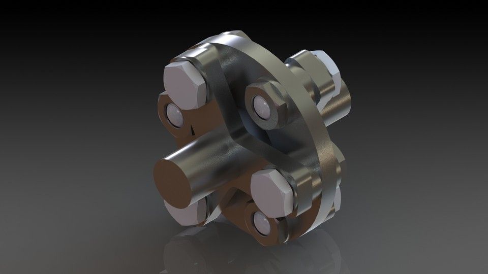 flexible ring coupling free 3D model CGTrader