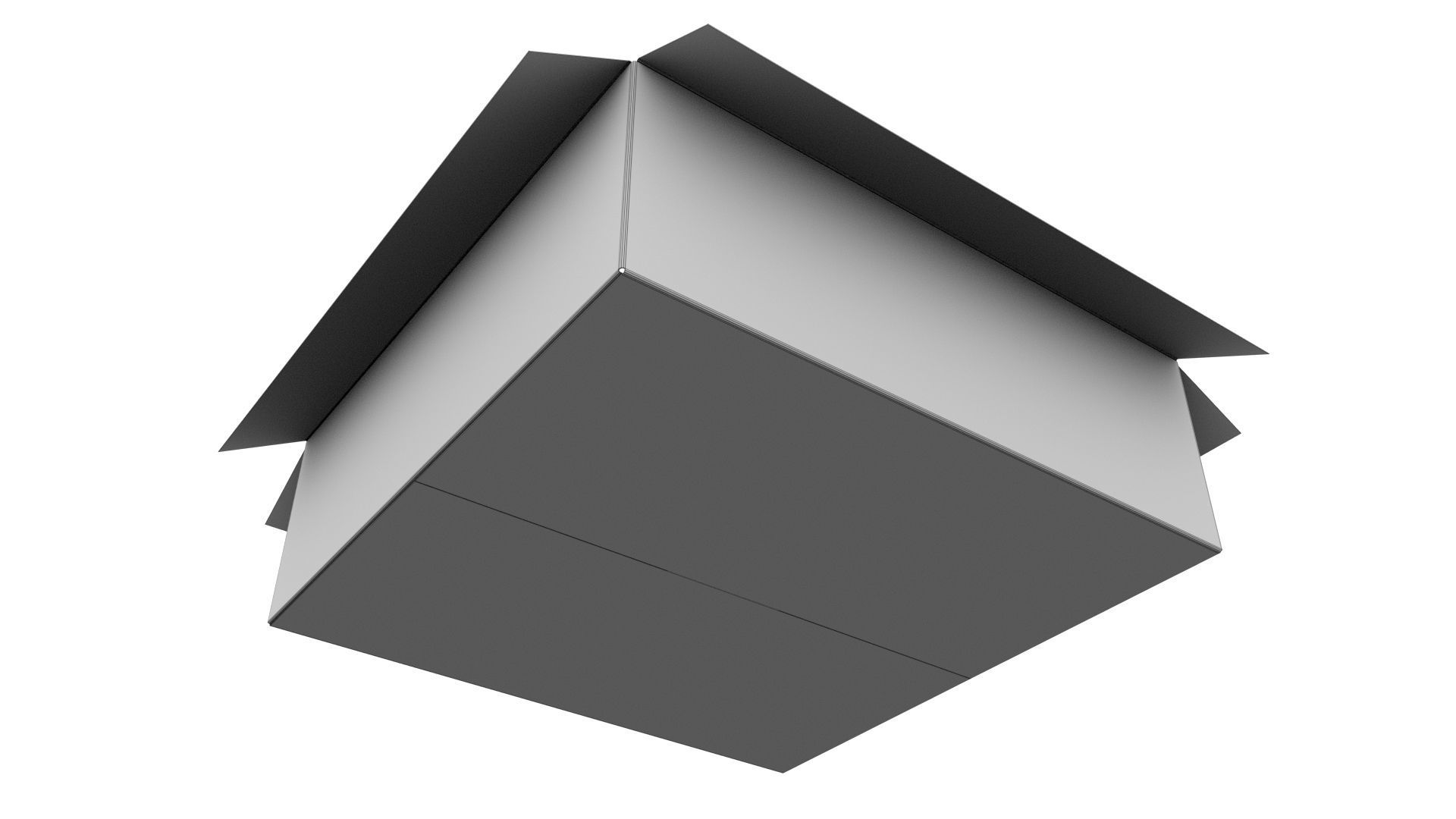 Cardboard box 22 3D model_10