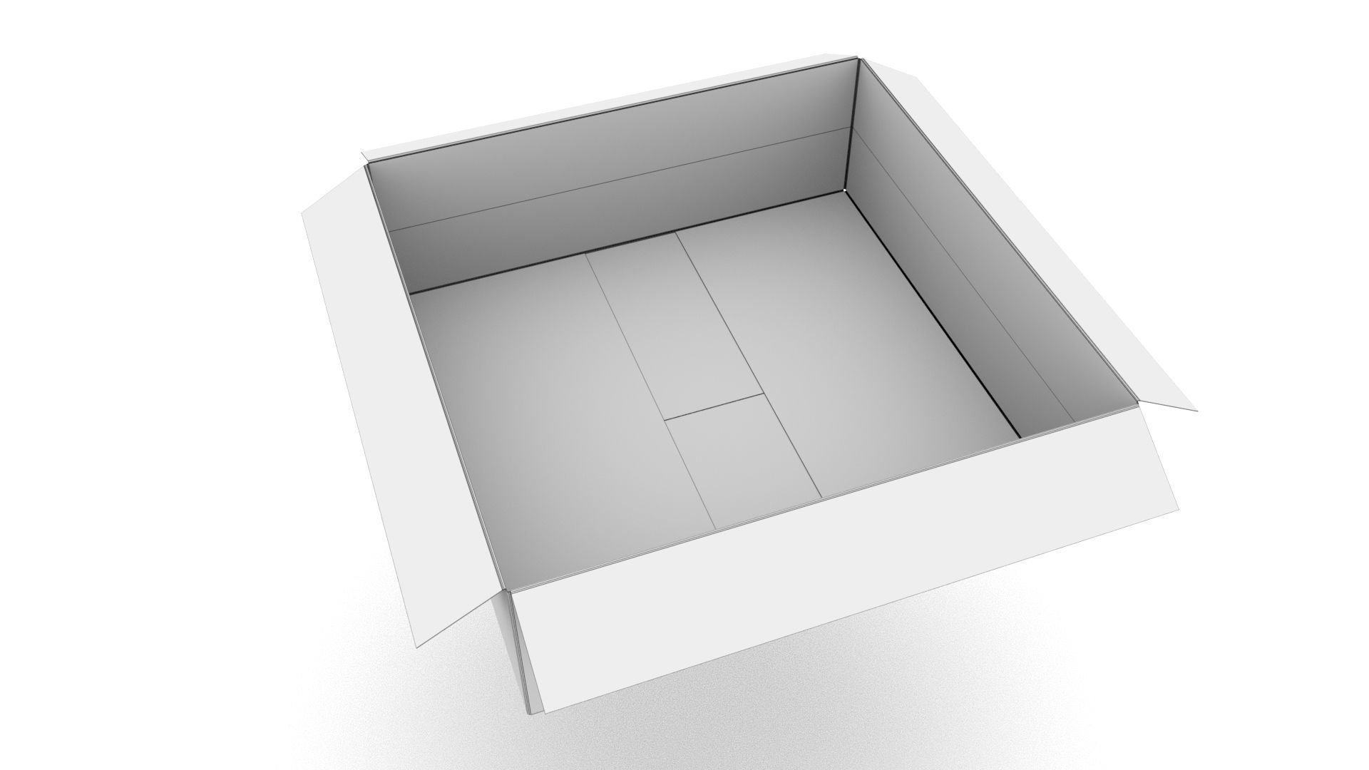 Cardboard box 22 3D model_9