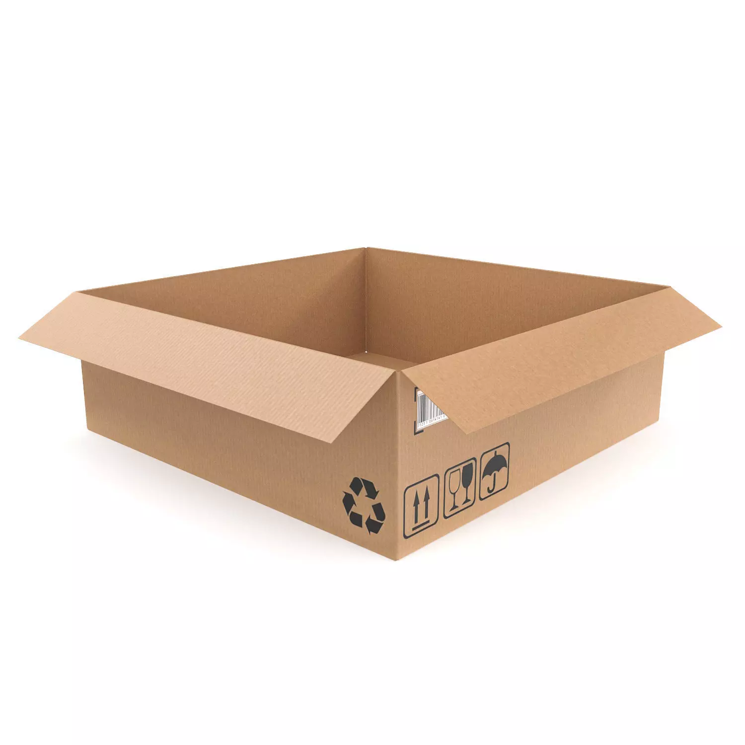 Cardboard box 22 3D model_0