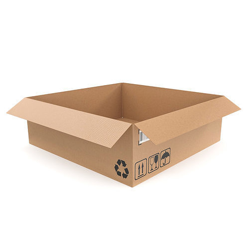 Cardboard box 22 3D model