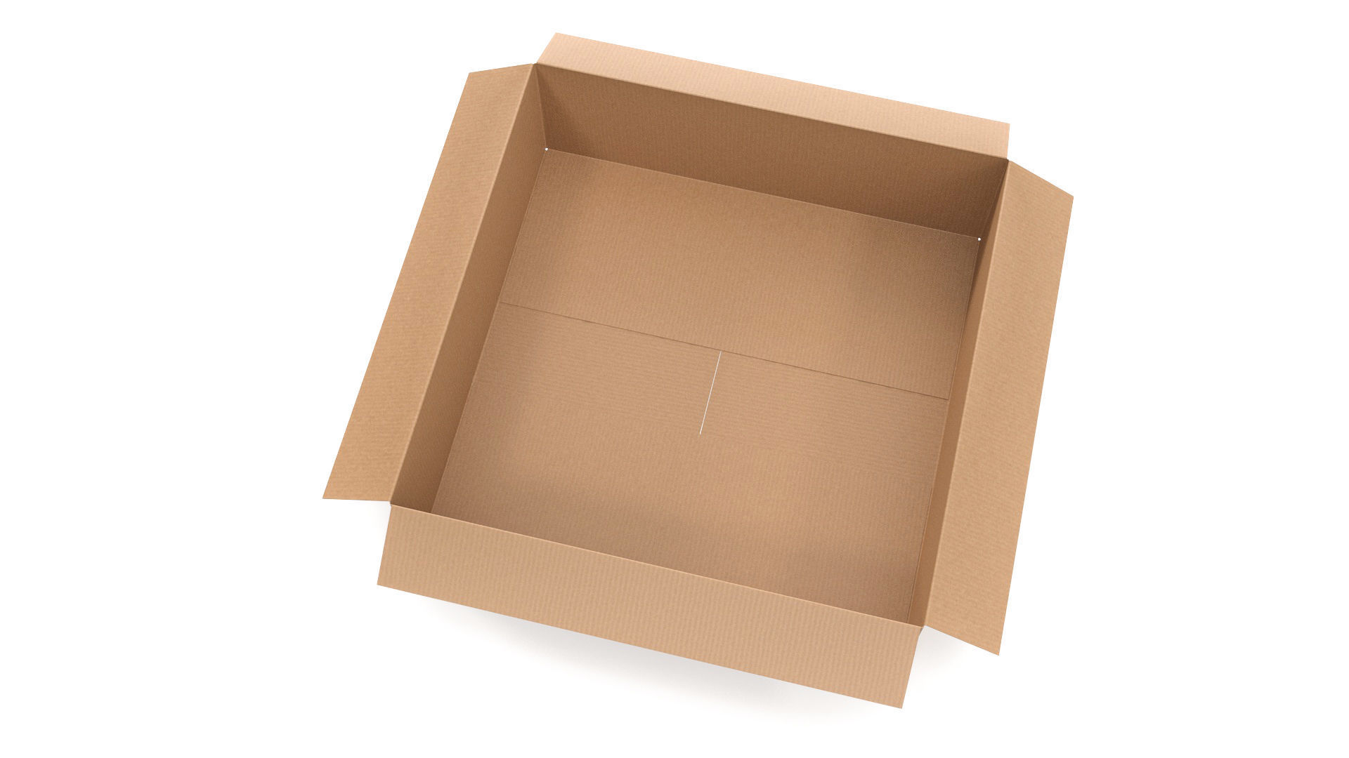 Cardboard box 22 3D model_5