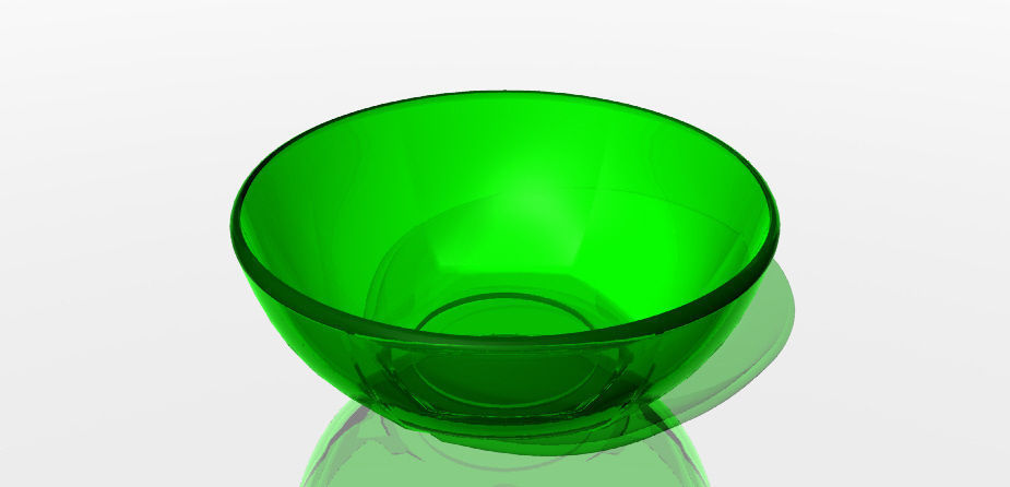 Bowl glass cup Free 3D model_6
