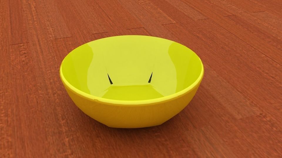 Bowl glass cup Free 3D model_3