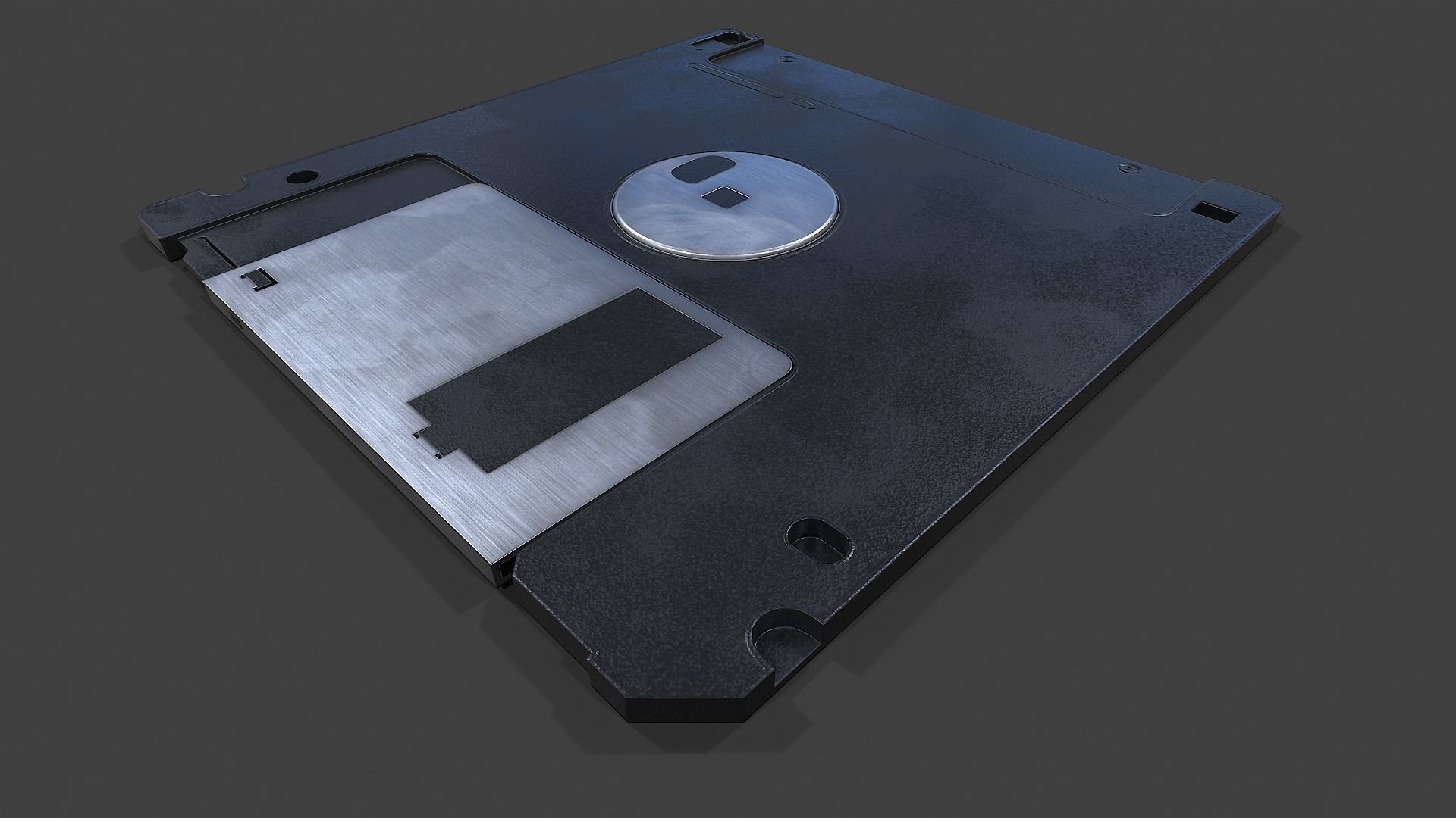 Floppy Disk - Low Poly Low-poly 3D model_18