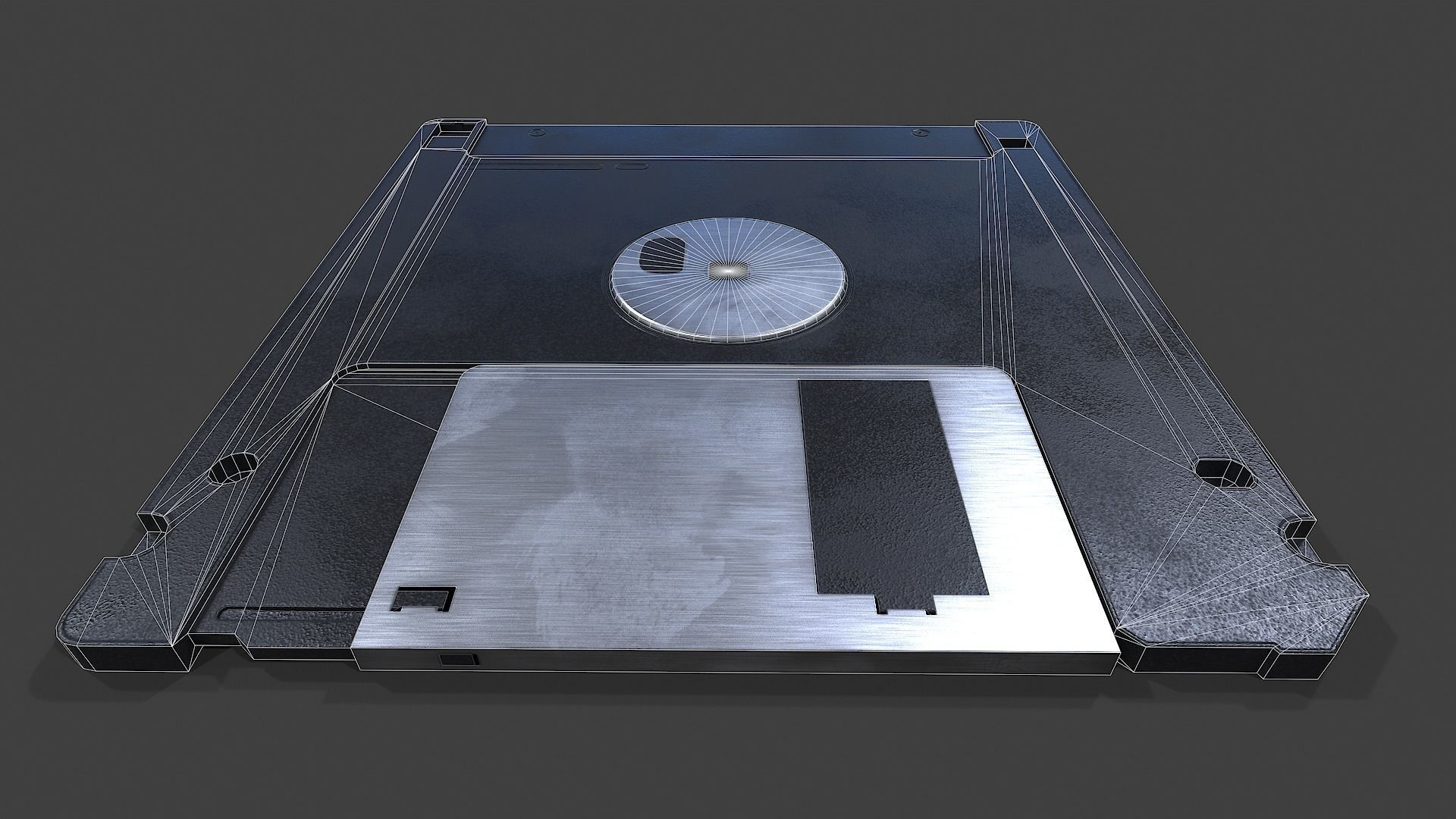 Floppy Disk - Low Poly Low-poly 3D model_21