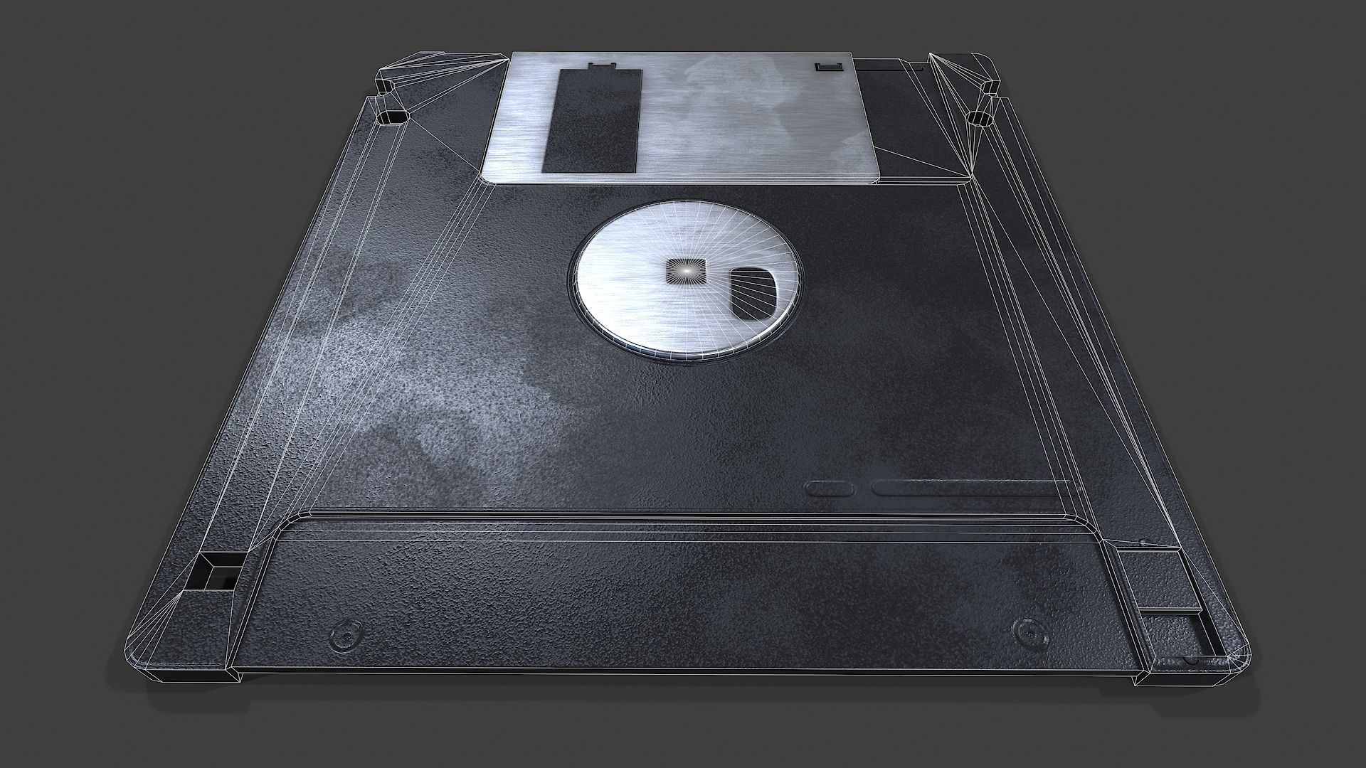 Floppy Disk - Low Poly Low-poly 3D model_13