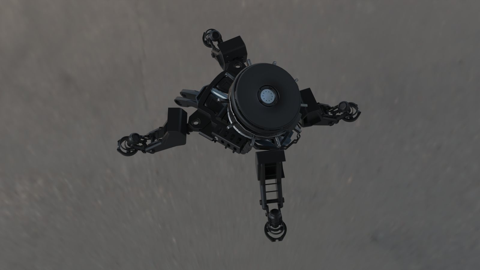 Robot mech station space scifi  3D model_3