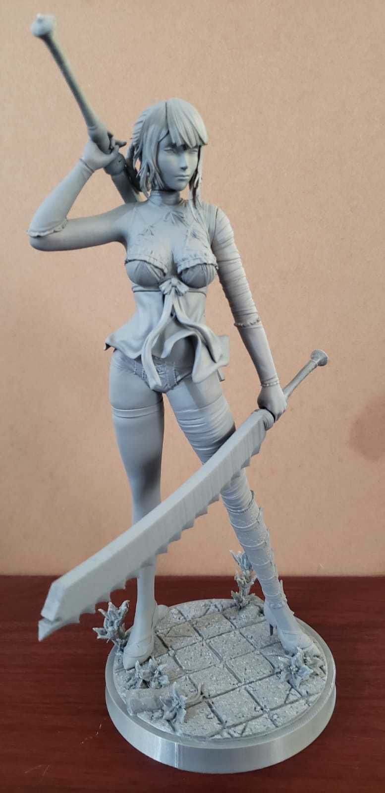 Kaine - 2B Nier Replicant for 3D print - pre supported included 3D print model_10