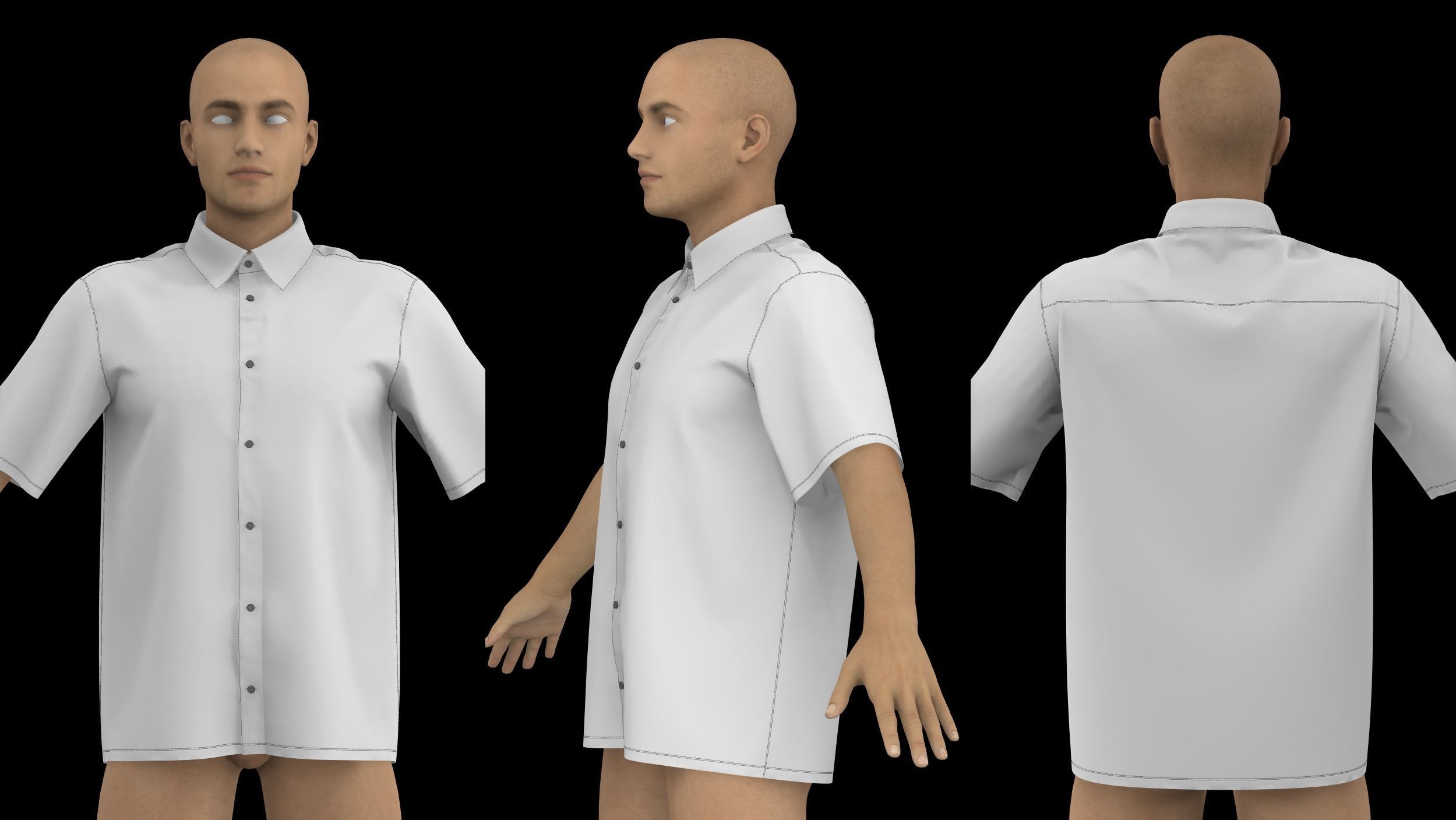 MALE CLOTHES PACK 2021 genesis 8 highpoly 3D model_17