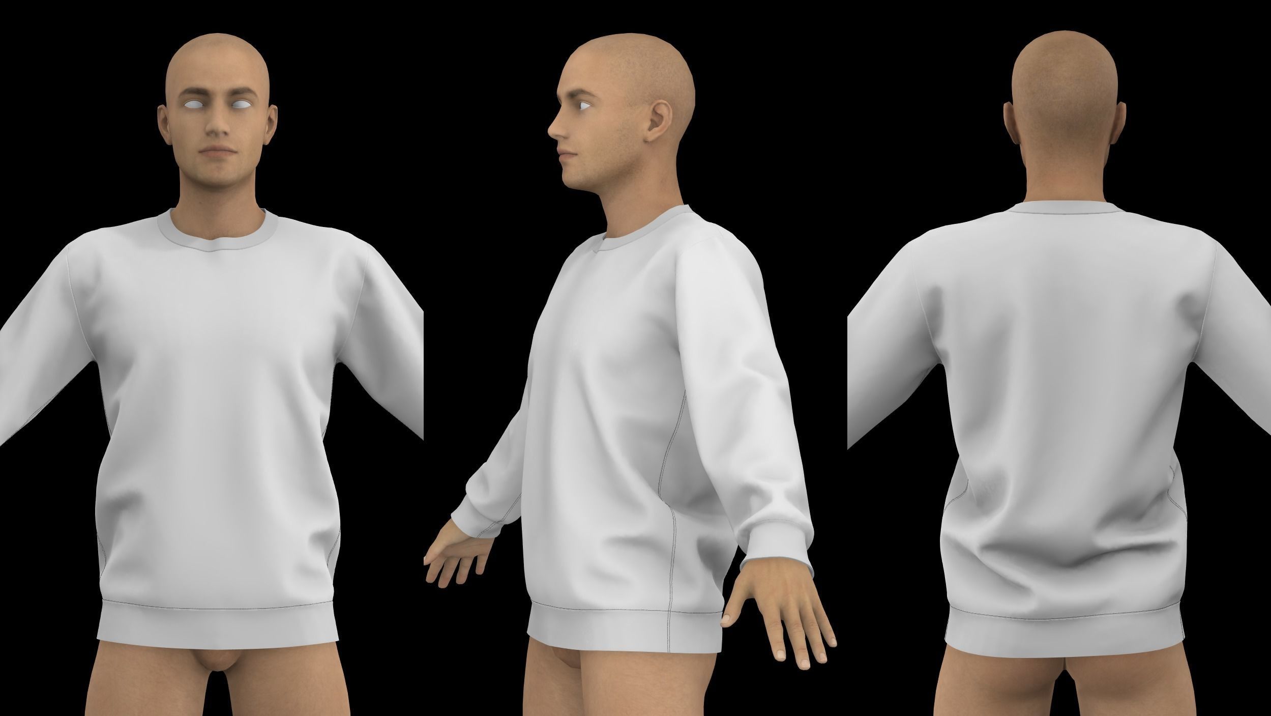 MALE CLOTHES PACK 2021 genesis 8 highpoly 3D model_1