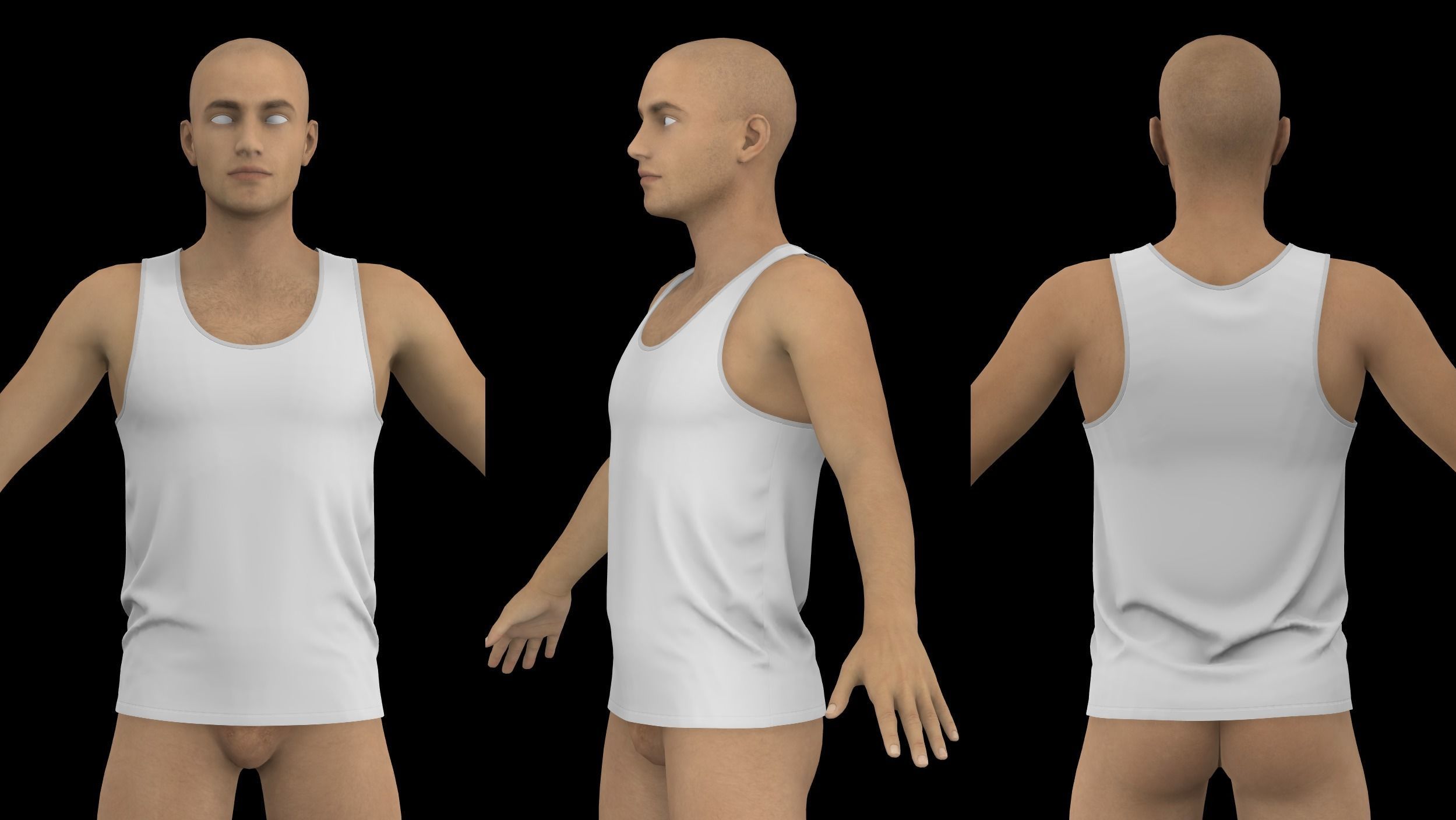 MALE CLOTHES PACK 2021 genesis 8 highpoly 3D model_2