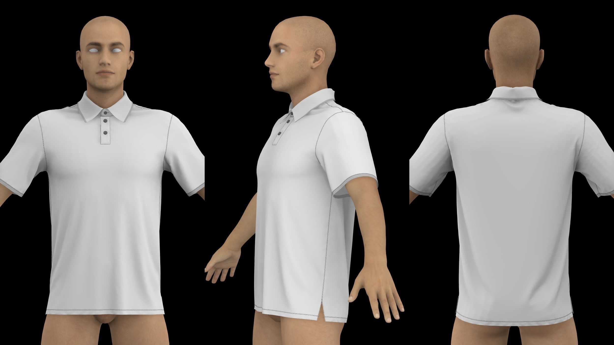 MALE CLOTHES PACK 2021 genesis 8 highpoly 3D model_15