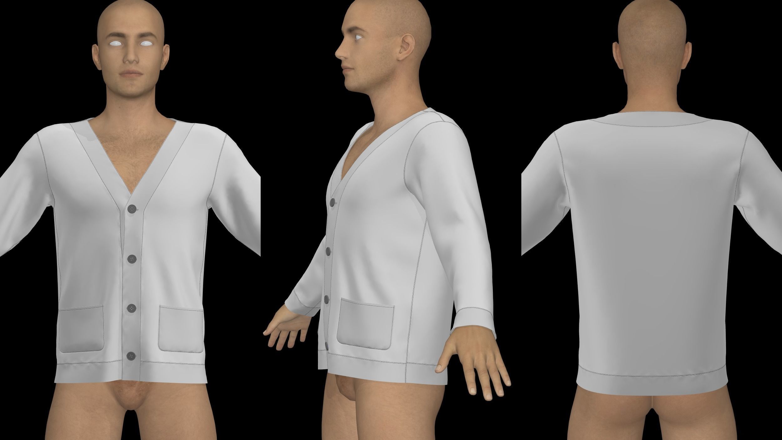 MALE CLOTHES PACK 2021 genesis 8 highpoly 3D model_10