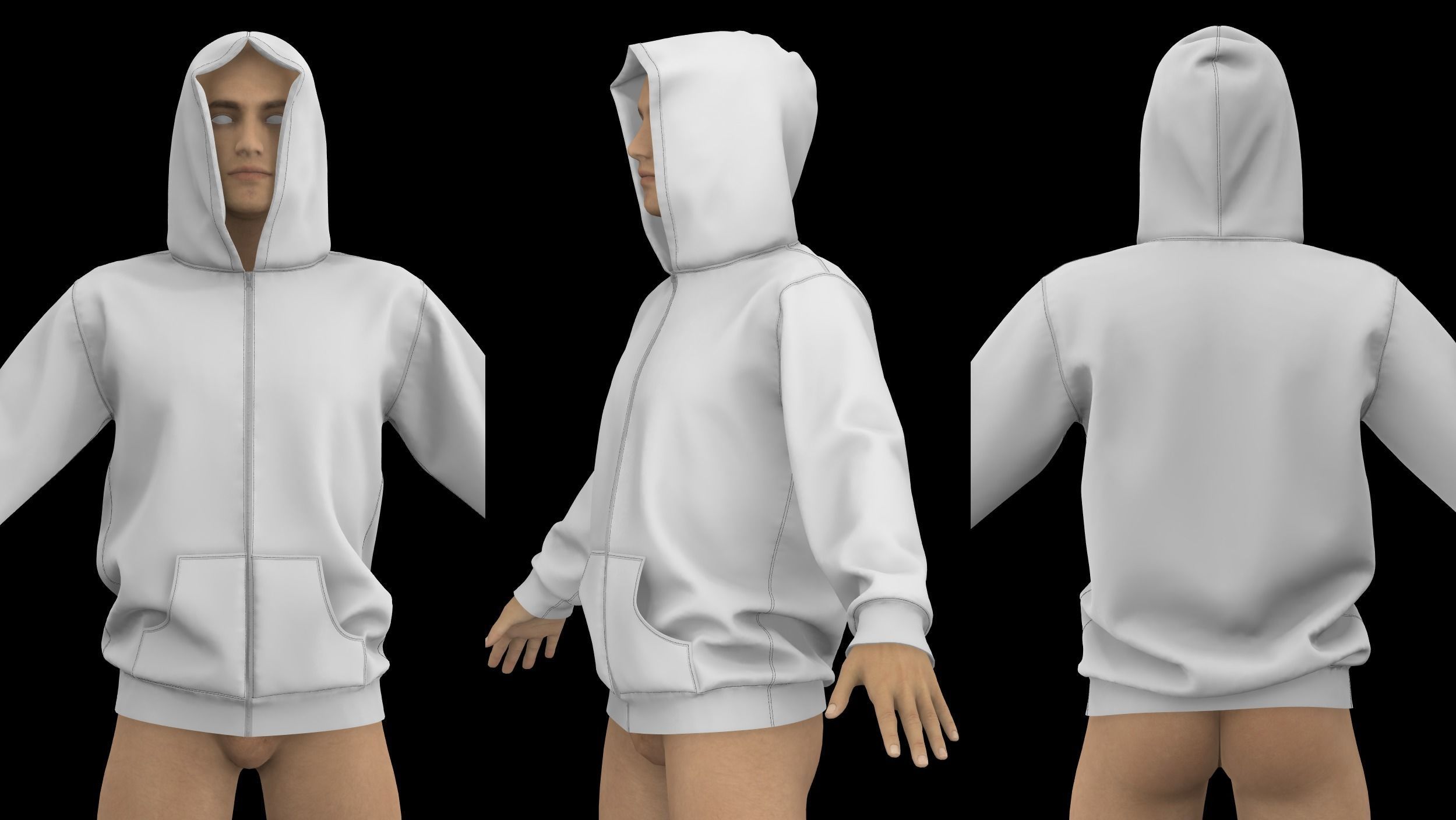 MALE CLOTHES PACK 2021 genesis 8 highpoly 3D model_8