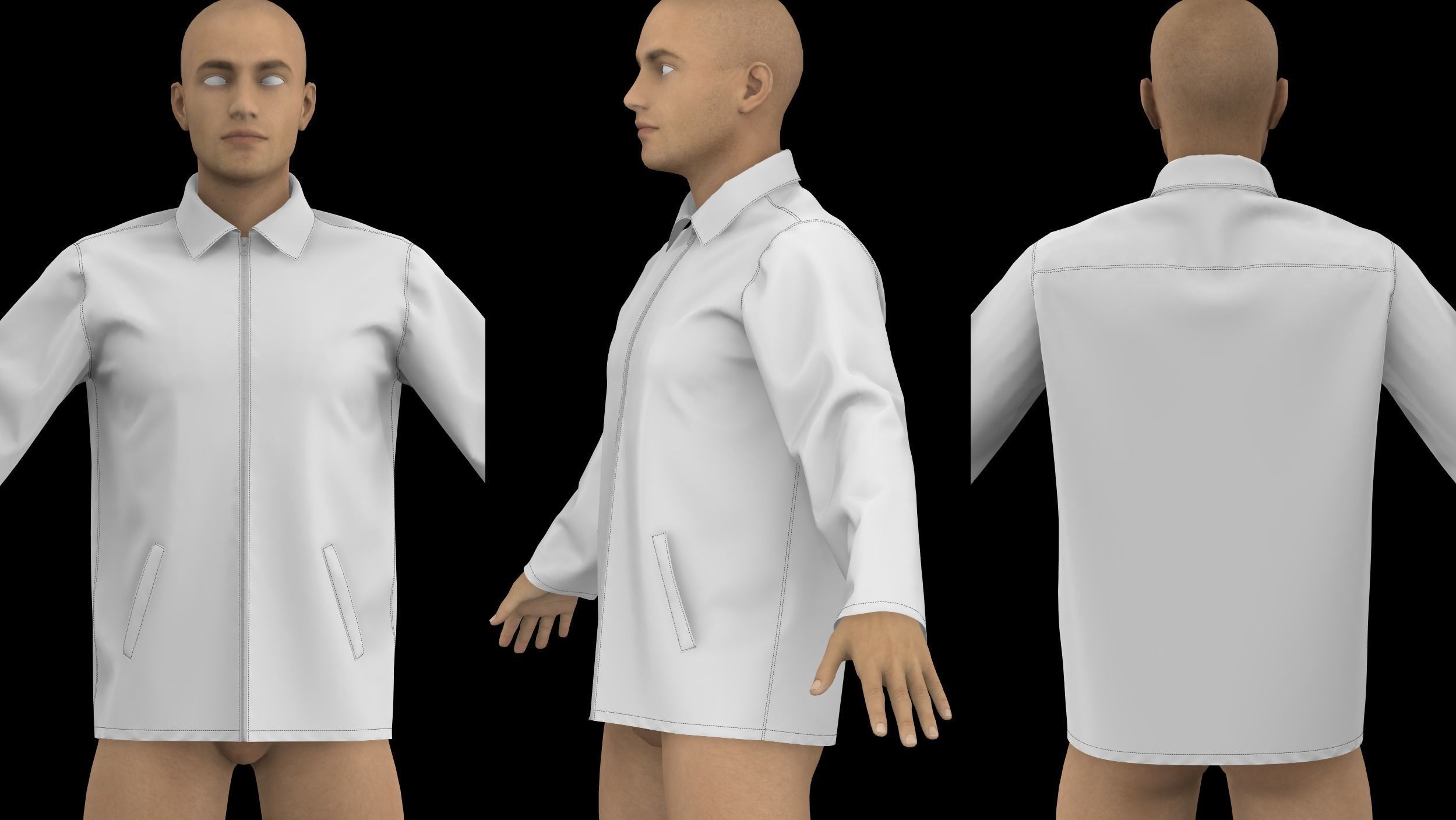 MALE CLOTHES PACK 2021 genesis 8 highpoly 3D model_11