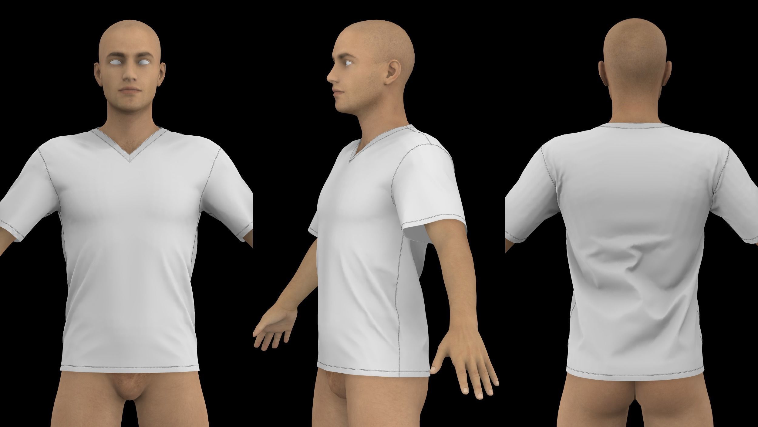 MALE CLOTHES PACK 2021 genesis 8 highpoly 3D model_7