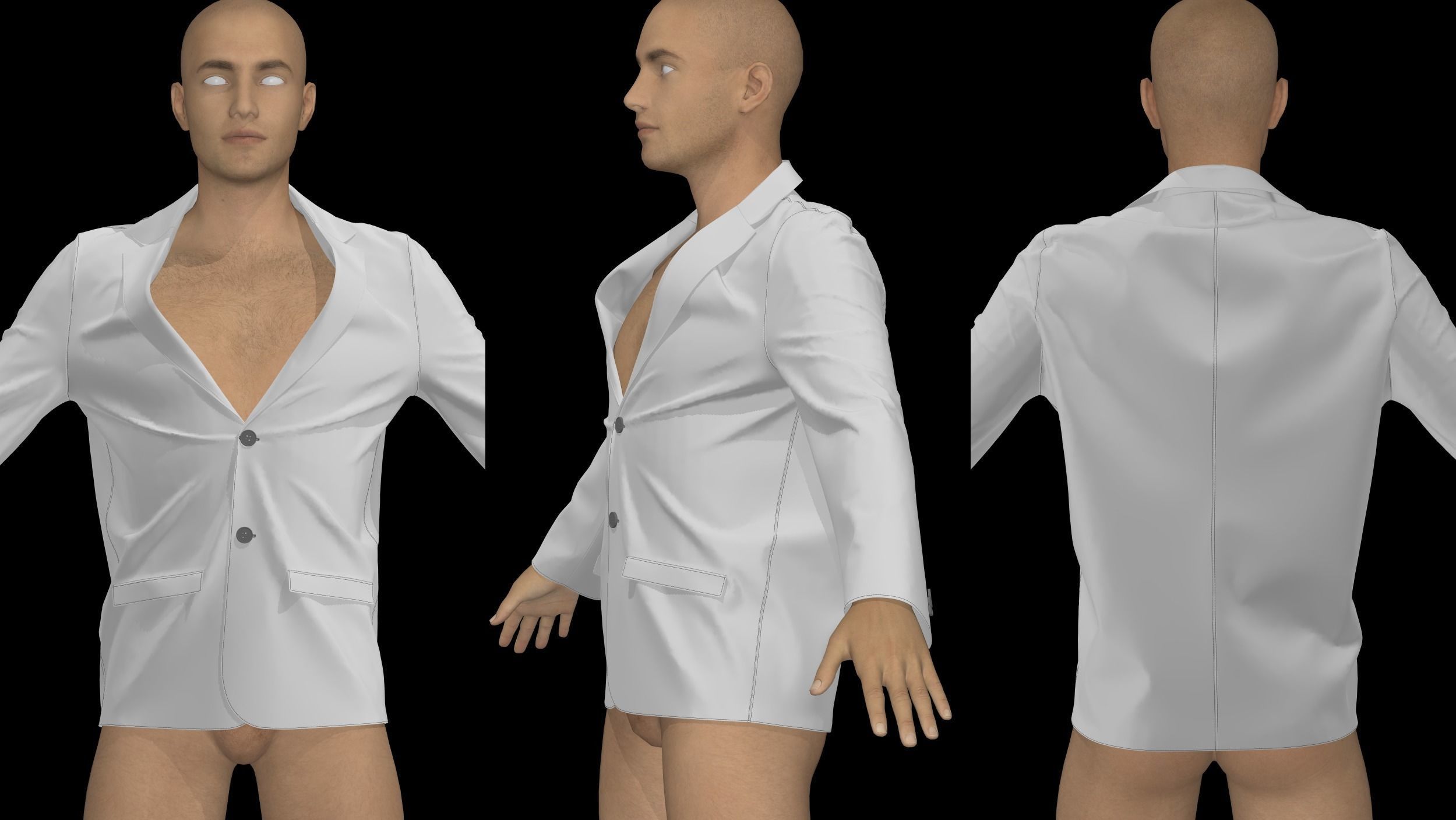 MALE CLOTHES PACK 2021 genesis 8 highpoly 3D model_9