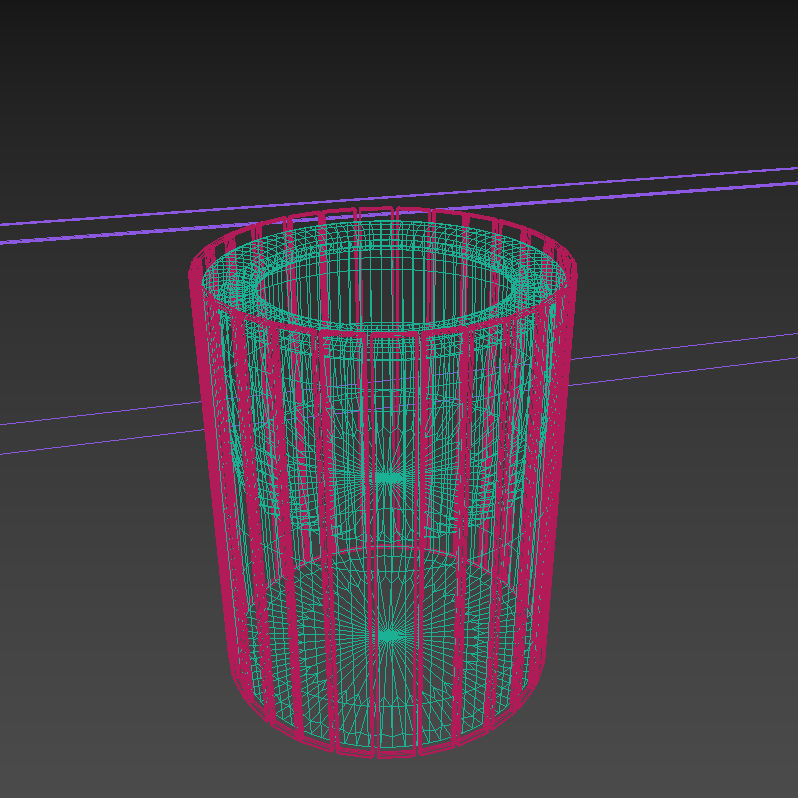 Garbage Can - Trash Bin 3D model_2