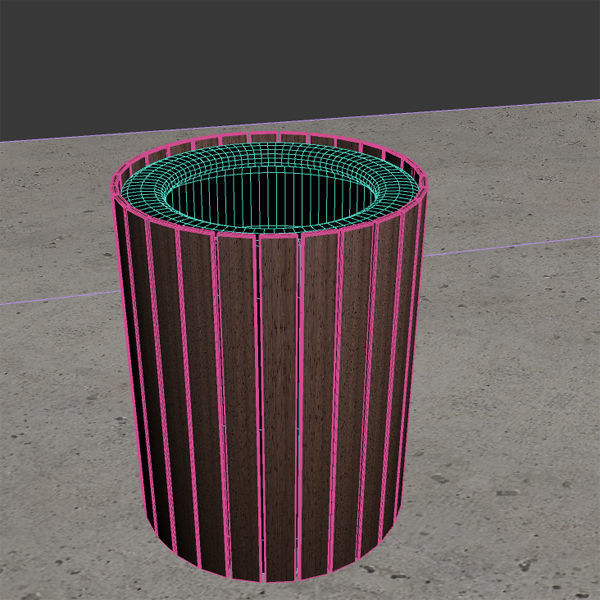 Garbage Can - Trash Bin 3D model_3