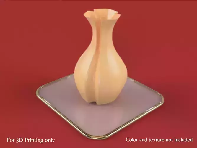 Organic Vase for 3D Print Free 3D print model