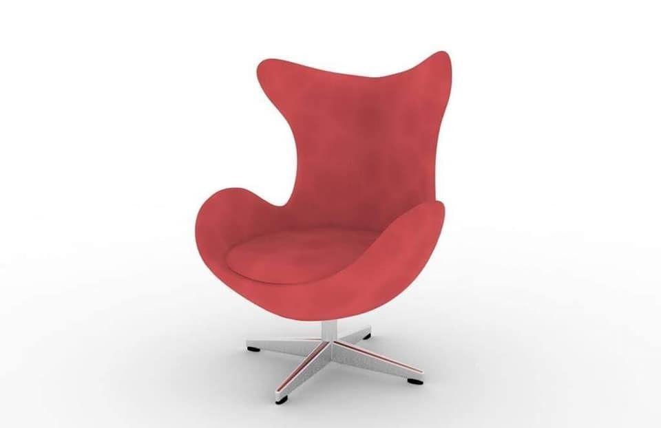 Egg Chair 3D model_1