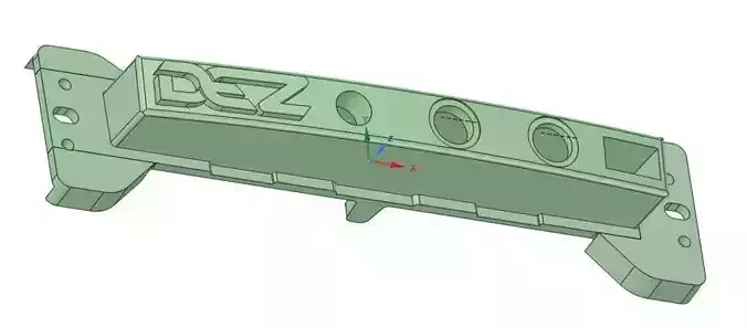 Ram 2500 Center Dash Control Panel Aftermarket 3D print model