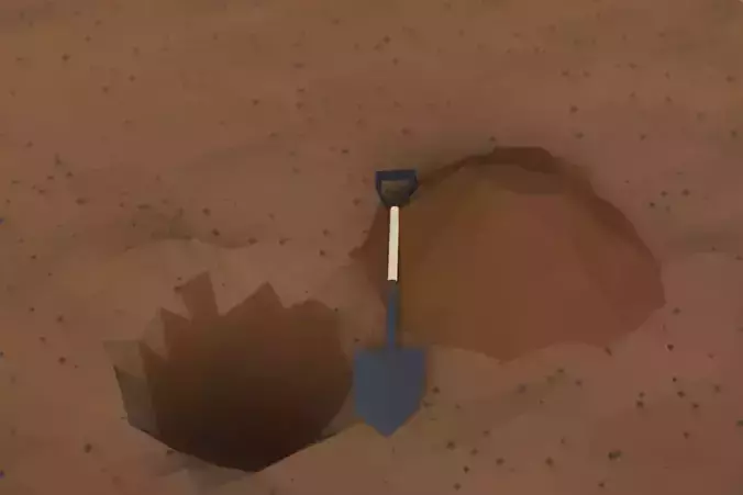 LOW POLY ASSET SHOVEL MODEL - LOWPOLYGONAL