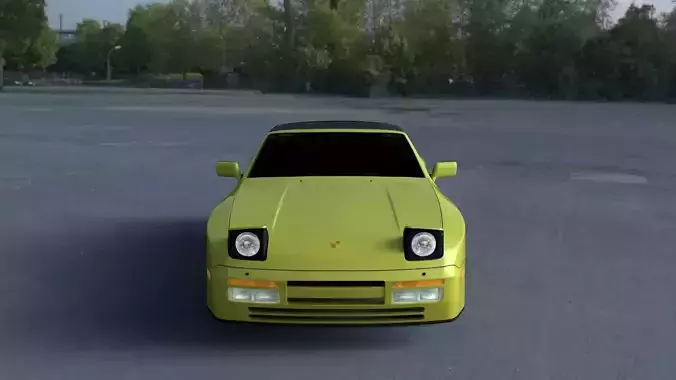 Porsche 944 Convertible HDRI