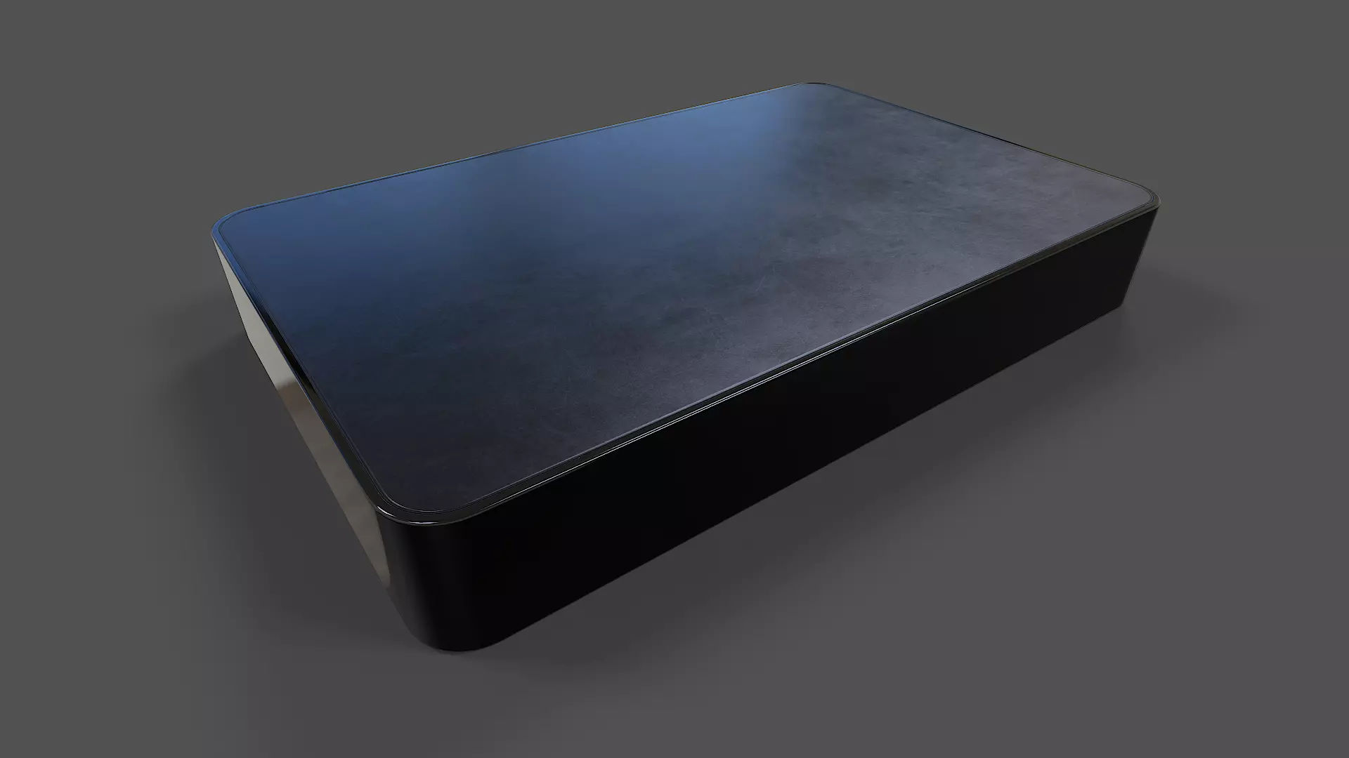 External Hard Drive Large V01 - Low Poly Low-poly 3D model_0