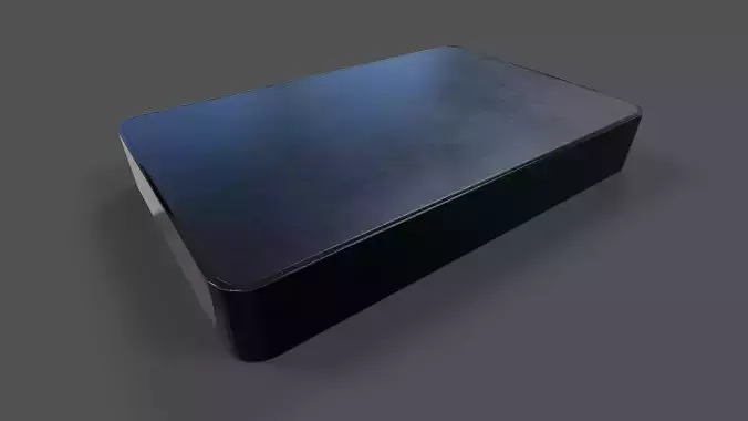 External Hard Drive Large V01 - Low Poly Low-poly 3D model
