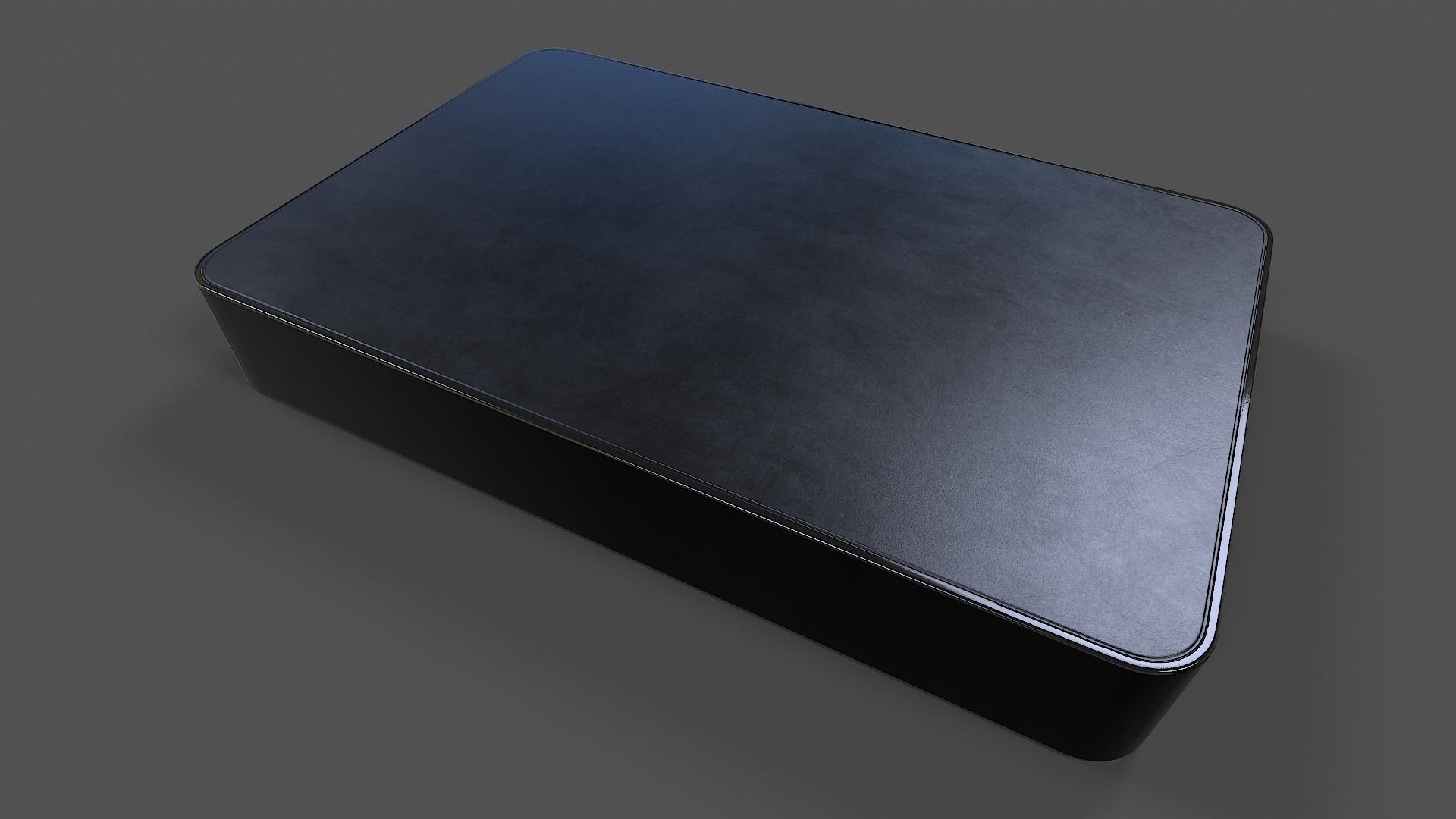 External Hard Drive Large V01 - Low Poly Low-poly 3D model_4
