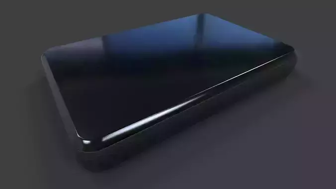 External Hard Drive Small V01 - Low Poly Low-poly 3D model