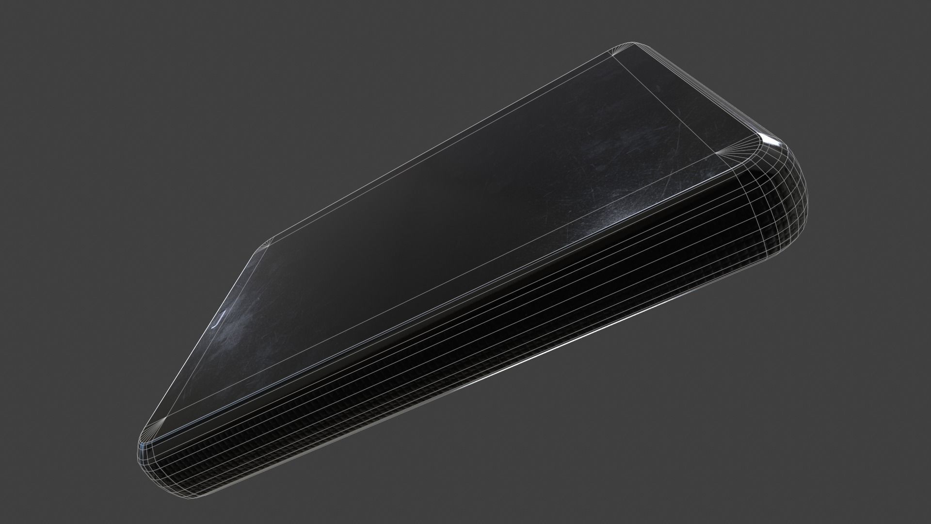 External Hard Drive Small V01 - Low Poly Low-poly 3D model_29