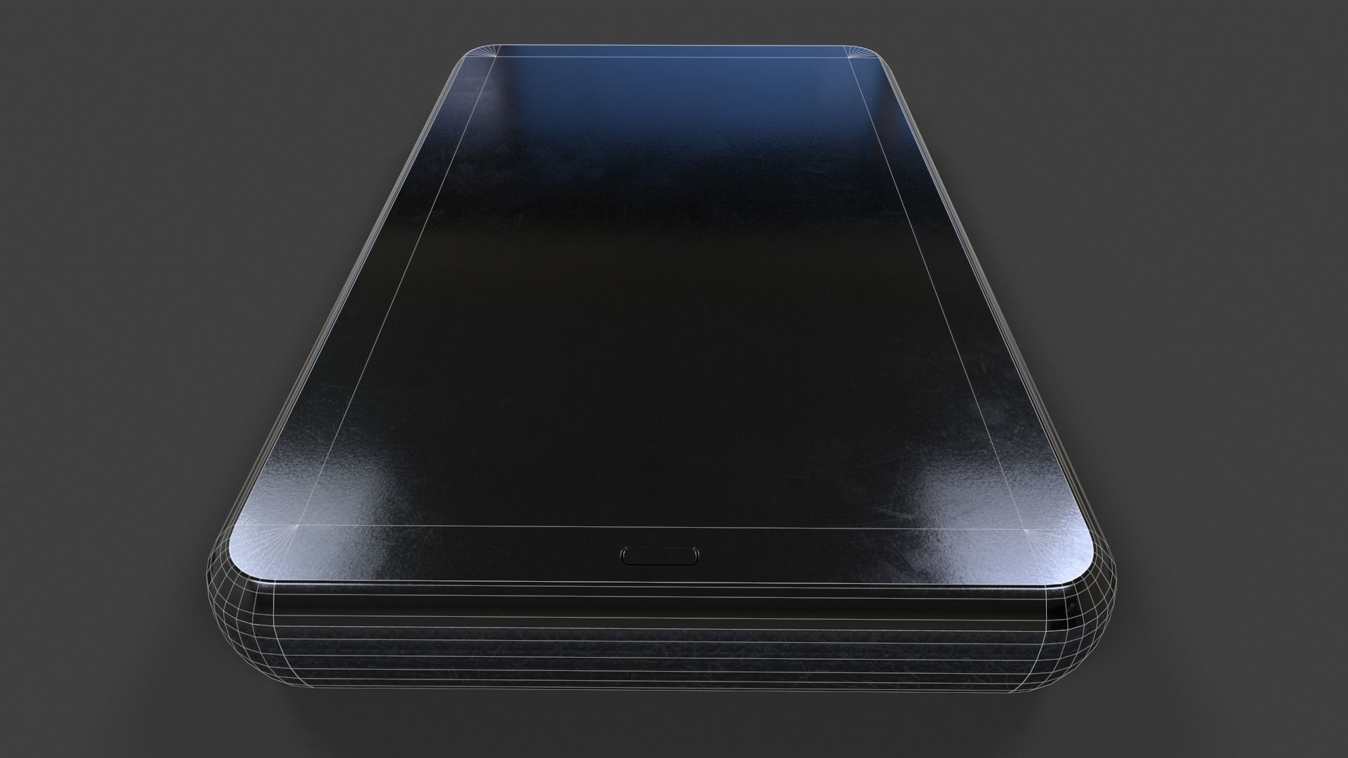 External Hard Drive Small V01 - Low Poly Low-poly 3D model_13