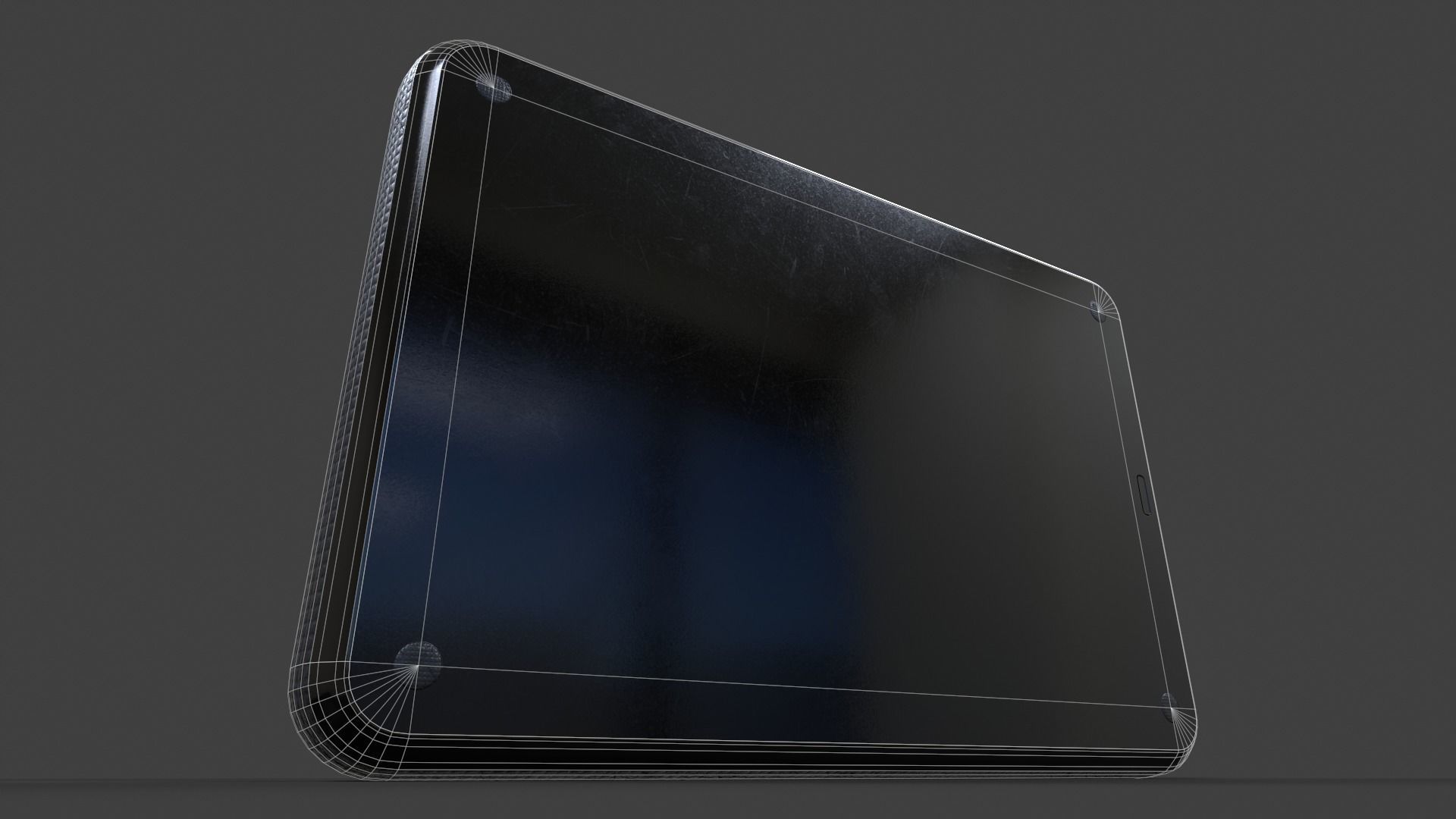 External Hard Drive Small V01 - Low Poly Low-poly 3D model_27