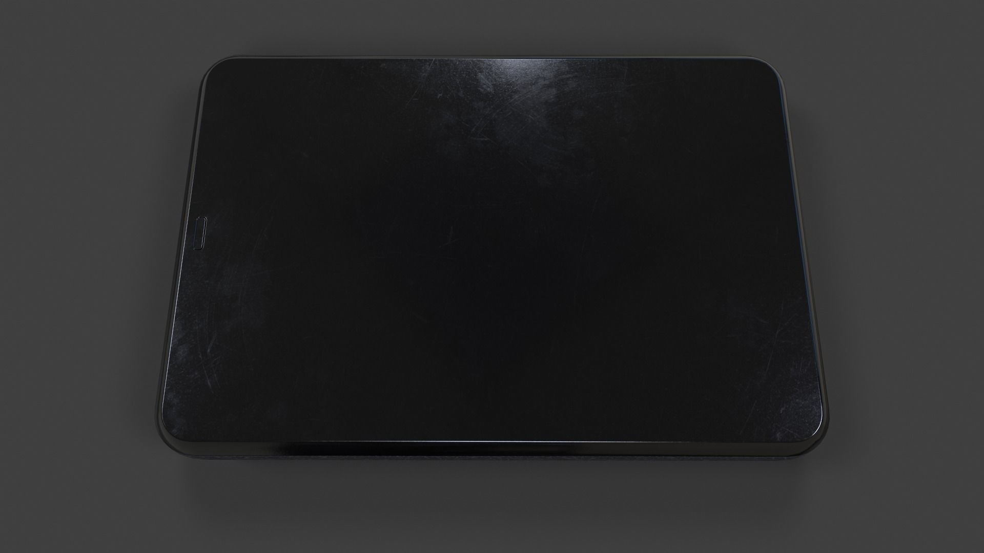 External Hard Drive Small V01 - Low Poly Low-poly 3D model_8