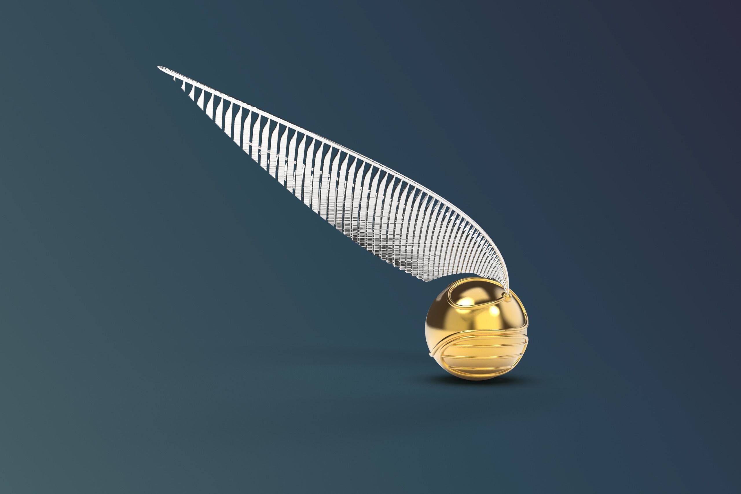 Golden Snitch - Harry Potter 3D print model_3