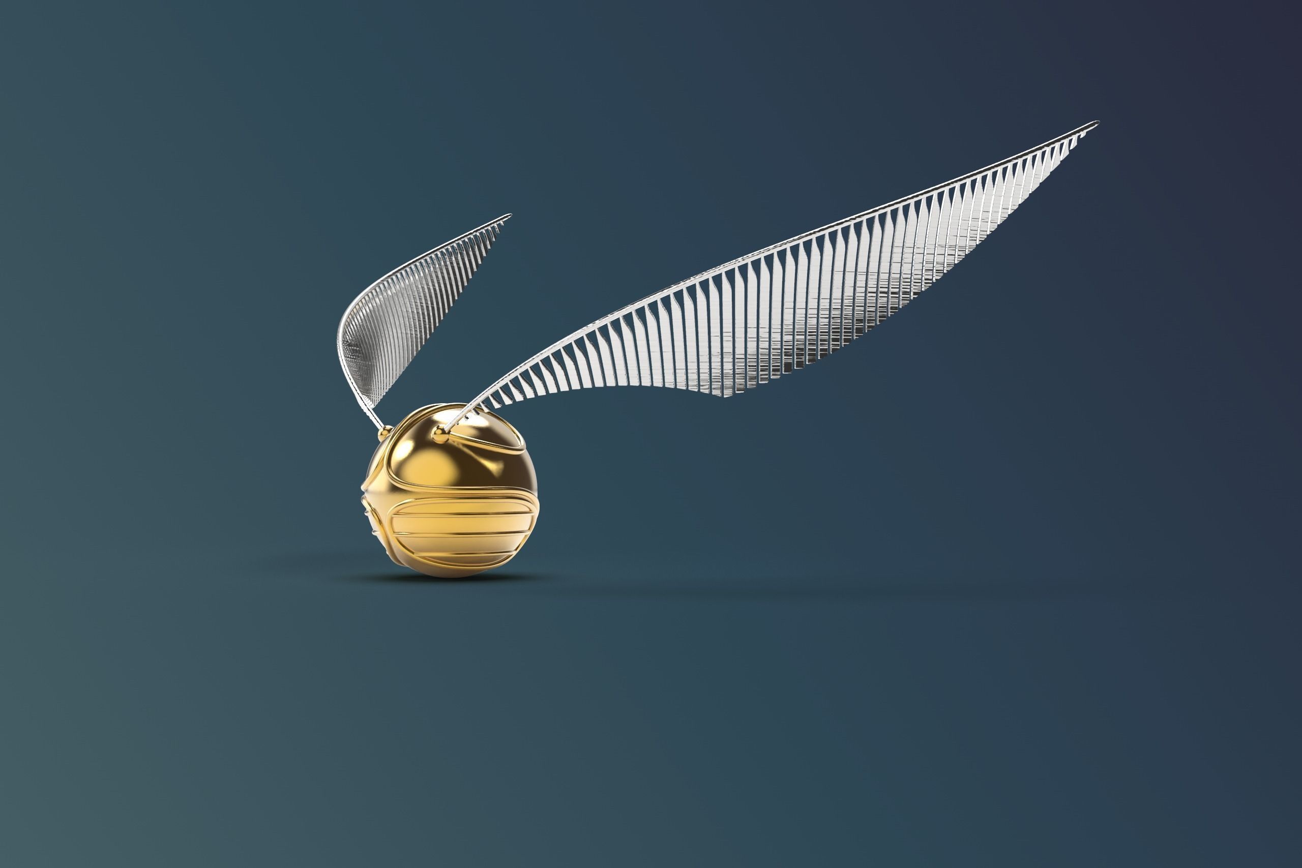 Golden Snitch - Harry Potter 3D print model_1