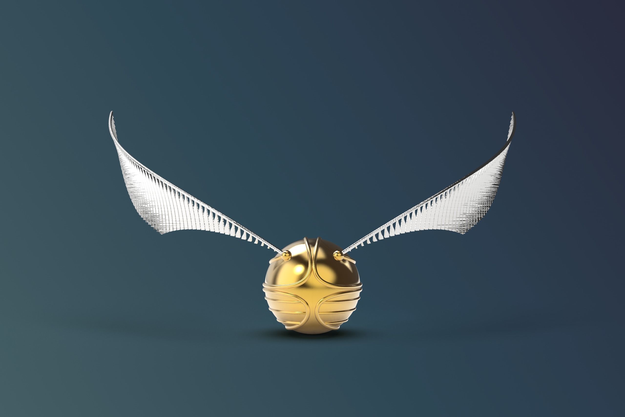 Golden Snitch - Harry Potter 3D print model_2