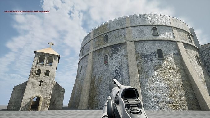 Castle and Church 3D Model Collection