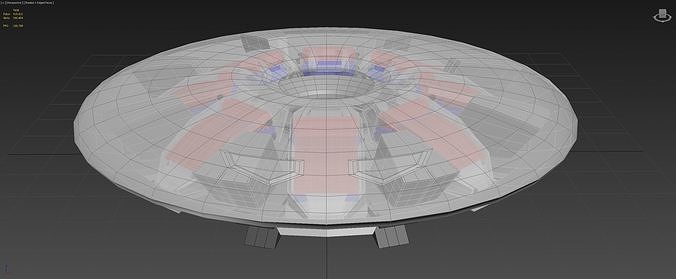 Inverted Octo Coanda Aero Foil Craft - Concept 3D model